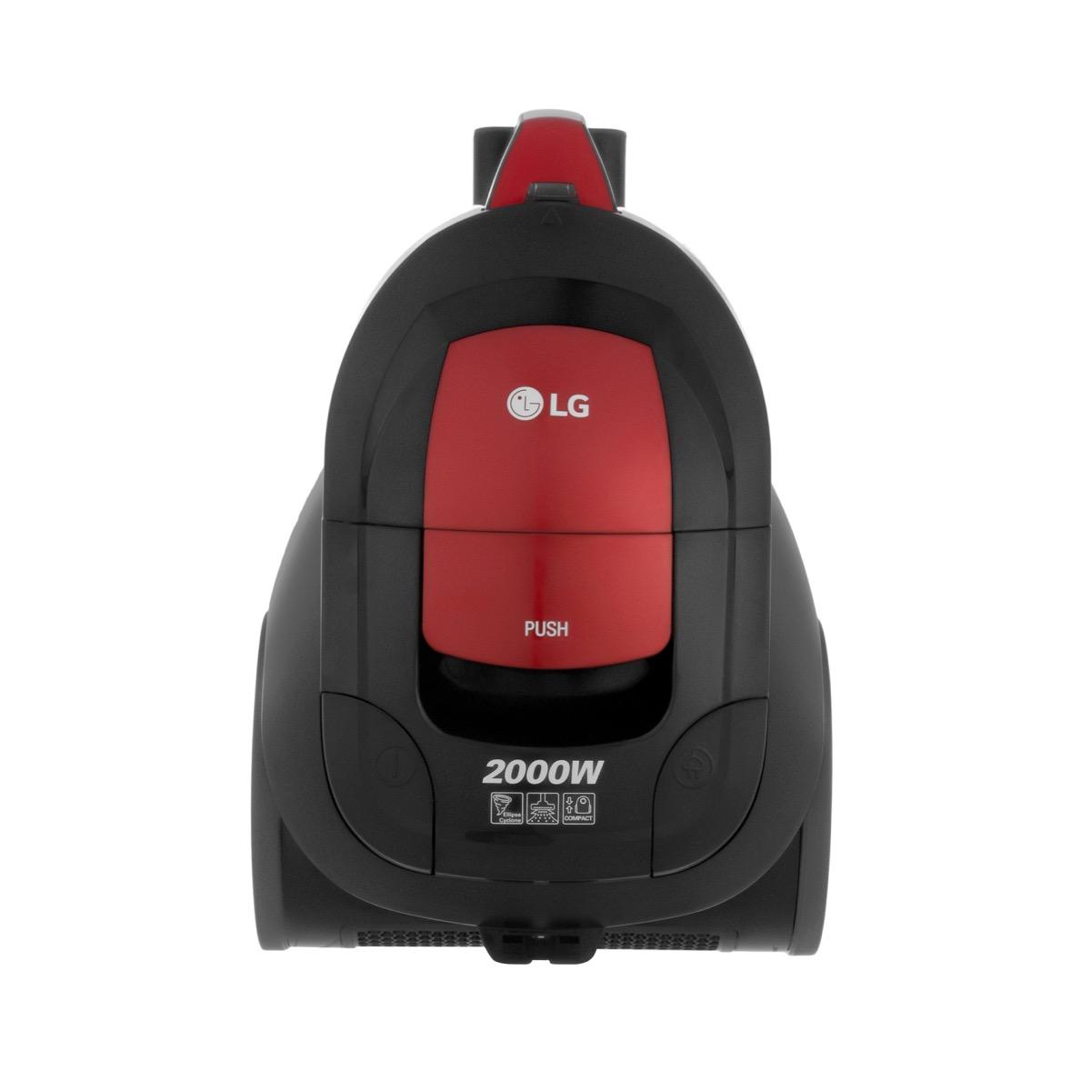 مكنسة كهربائية ال جي ، ببدون كيس ، احمر - VC5420NNTR